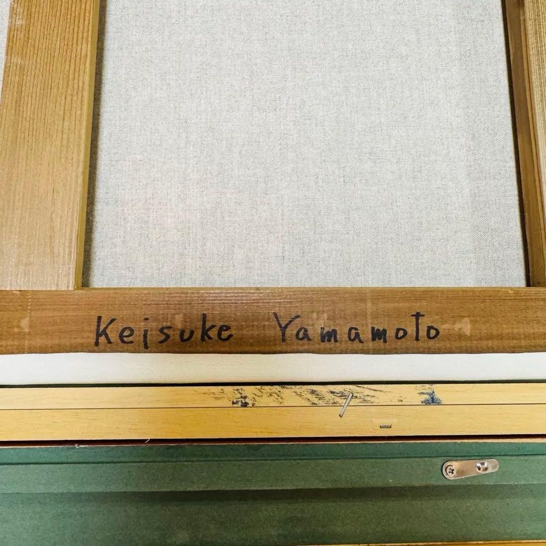 M10号 山本桂右「ウルビーノ」 作家直筆サイン アート 限定 油絵