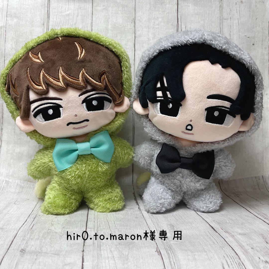 hir0.to.maron/すのチルBIGぬい服 [チェック]緑・黒 hir0.to.maron様