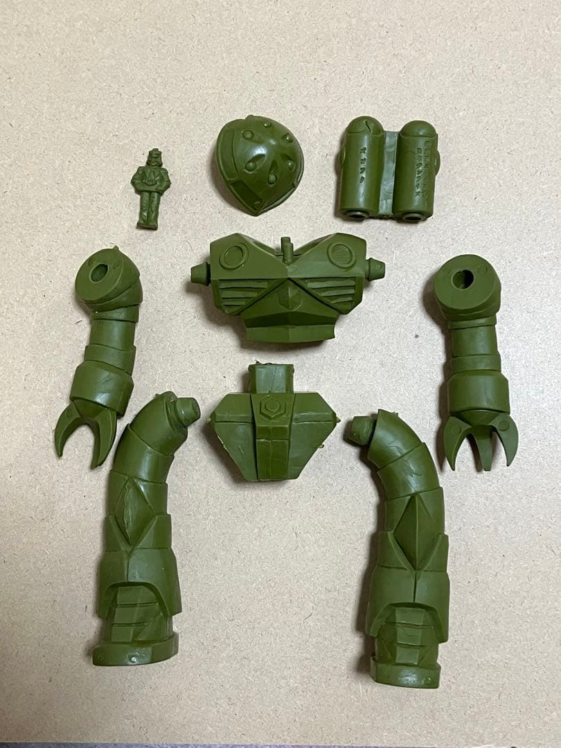 ズゴック　シャア専用　山勝　デカ消し　ガンダム　消しゴム　深緑色　レアカラー