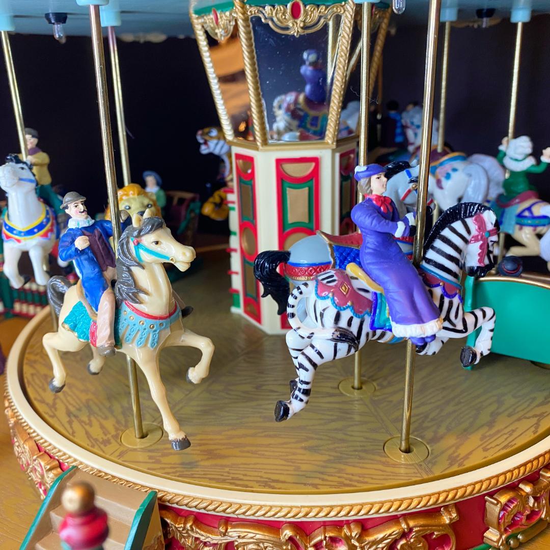 【超美品・完動品】Mr.Christmas ミスタークリスマス メリーゴーランド