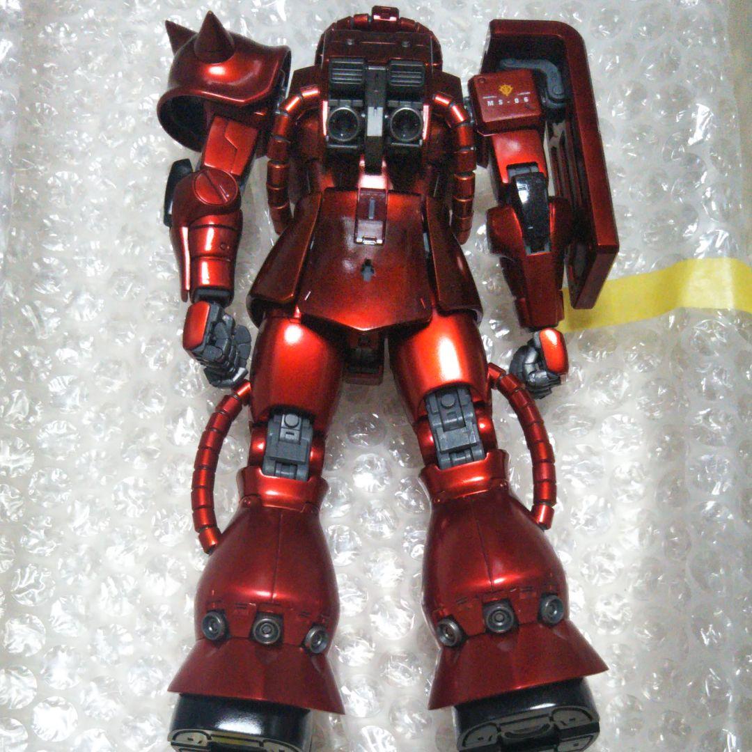 MG 1/100 シャア専用ザクver.2.0　メタリックカラー塗装済み完成品