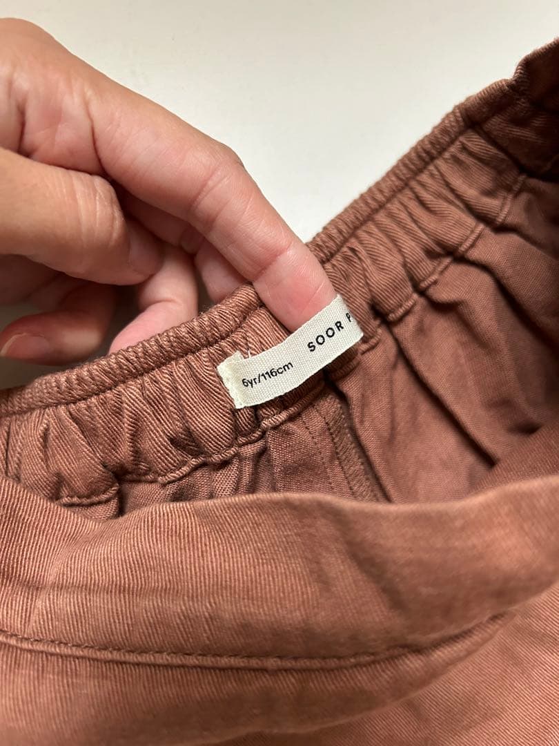 スカート SOOR PLOOM Olive skort, henna 6y