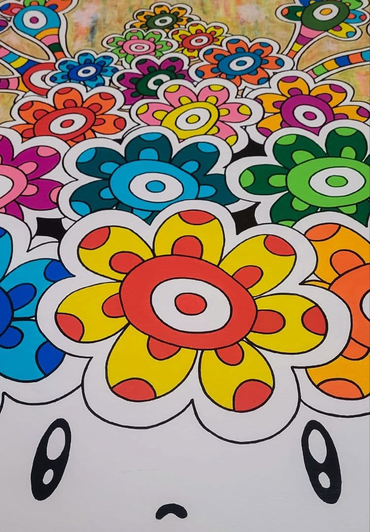 ★鈴木哲也★S15(652×652mm)アクリル原画1点物★送料無料#126