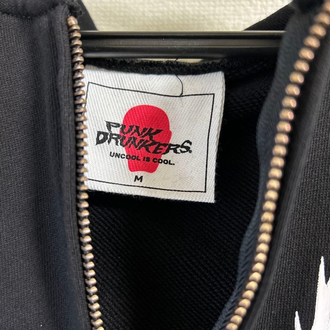 パンクドランカーズ一回着用トゲトゲZIPパーカ