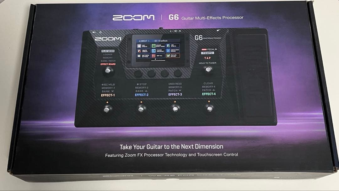 【お値下げしました】 Zoom G6 ギターマルチエフェクター