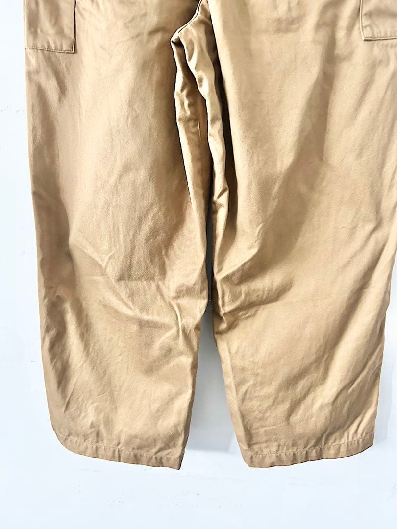 homspun 高密度ウェポンひもワイドパンツ キャメル F 定価2.4万 レディース