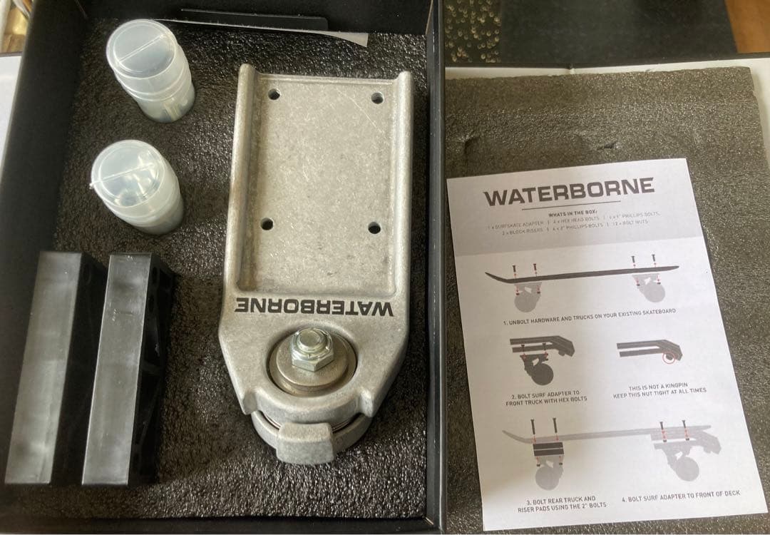 スケートボード waterborne W0ST1 / RAW