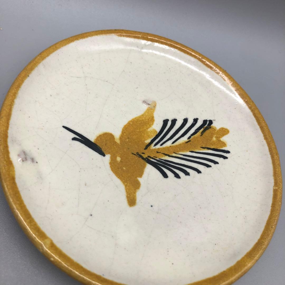 メキシコプエブラタラベラ焼ビンテージ陶器伝統工芸バード鳥カップ