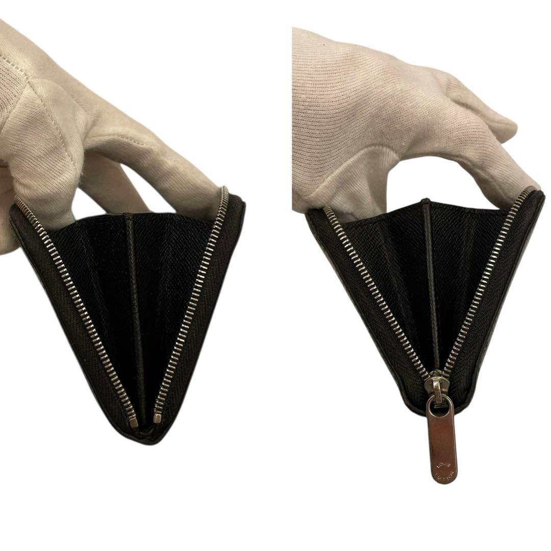 【未使用級】ルイヴィトン　ジッピーパース　エピ　黒　コンパクト財布