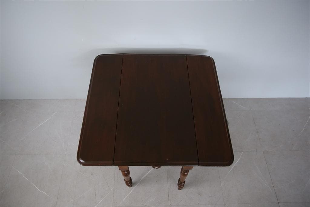 英国アンティーク木製ドロップリーフテーブル/バタフライ/ダイニング机91-229