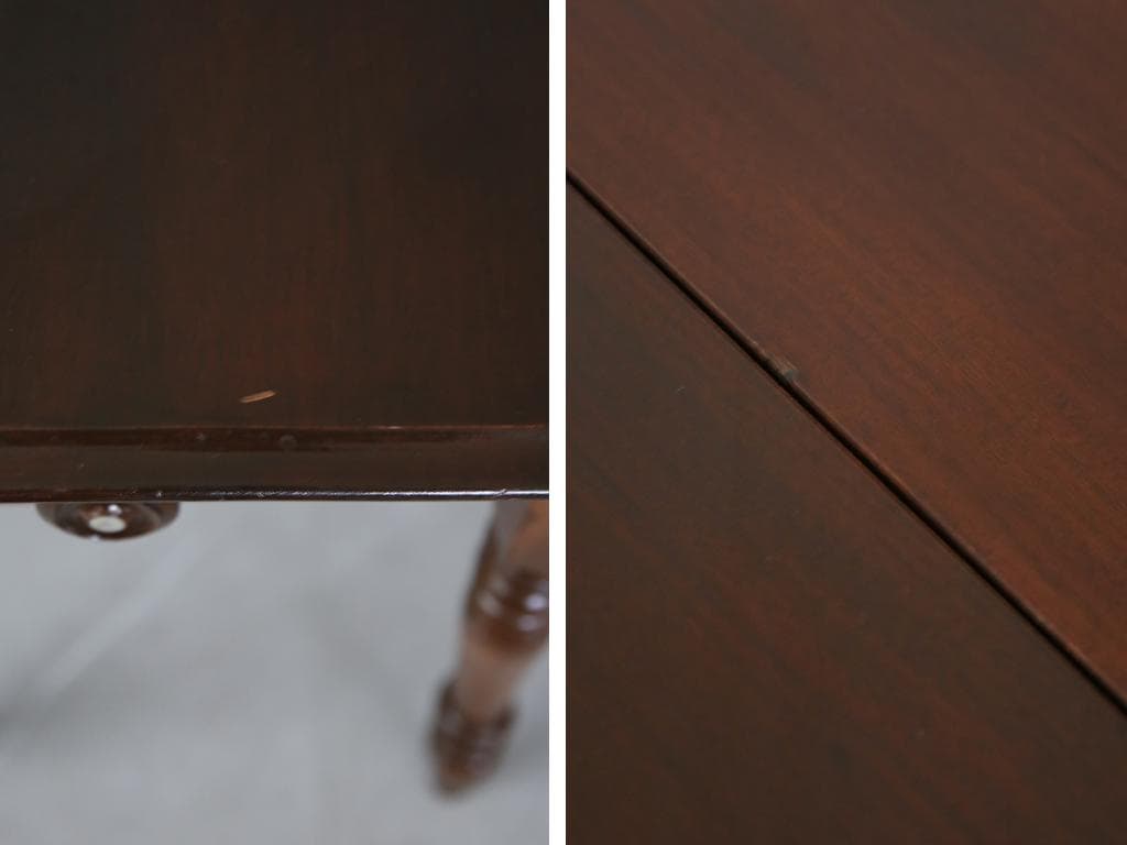 英国アンティーク木製ドロップリーフテーブル/バタフライ/ダイニング机91-229