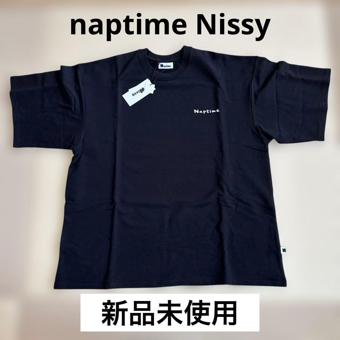 ナップタイム Naptime Nissy フォトプリントBIG Tシャツ 黒
