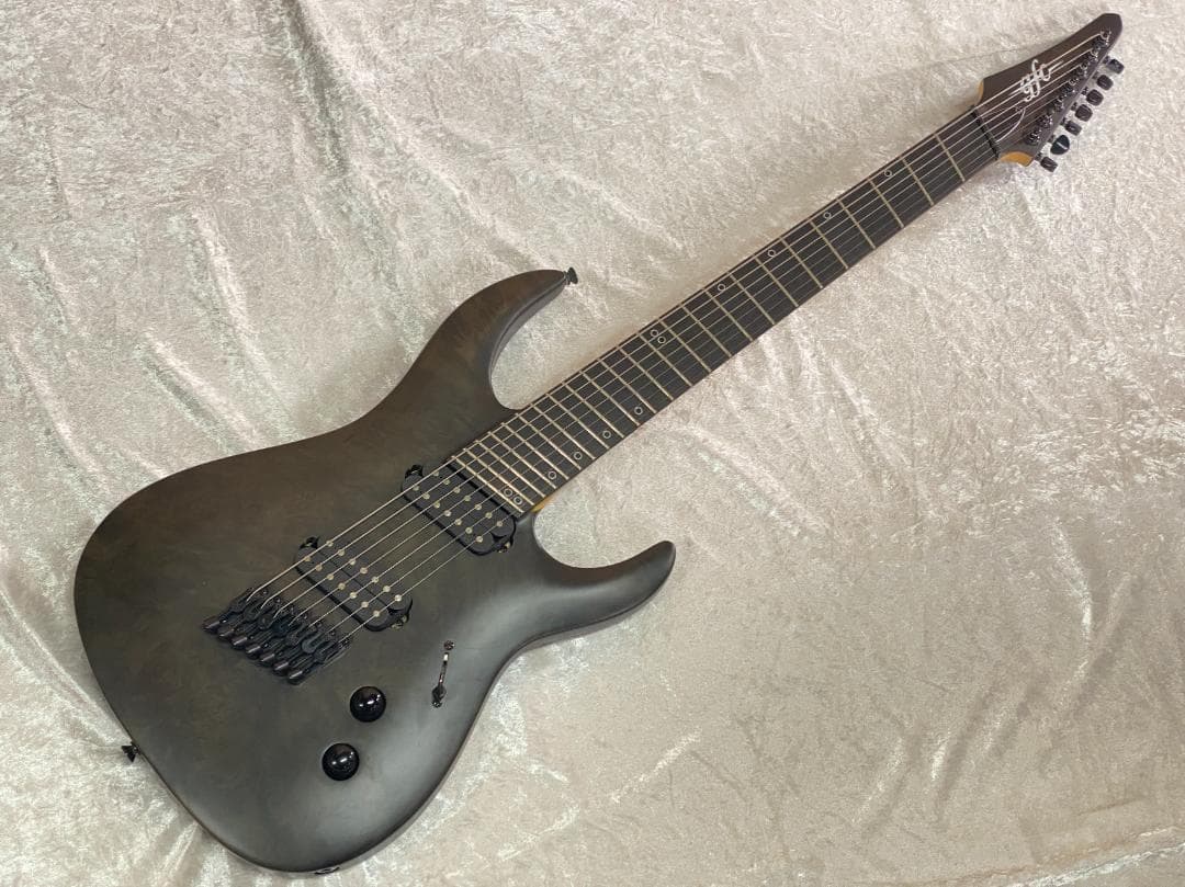 ギター Y1131 gfc GNRF7-300 Satin CB ☆ソフトケース付！GFC GNRF7-300 7弦 エレキギター 美品！☆