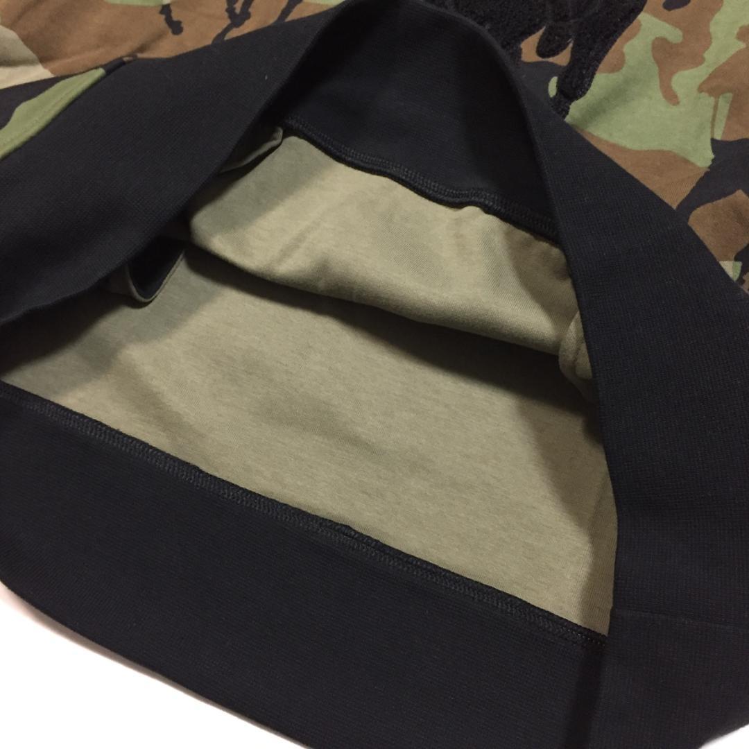 新品正規 Ｍ ポロ ラルフローレン ビッグポニー ダブルニット カモ パーカー