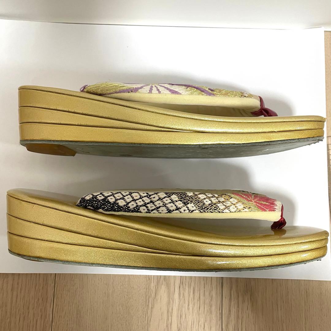 成人式3点セット　バッグ　下駄24㎝　ショール　バラ売り可　着物用　卒業式