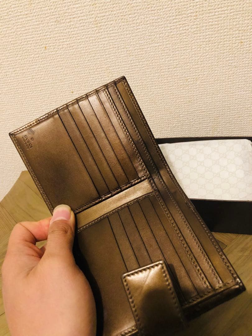 GUCCI グッチ 270028-AHB1G/2314 ダブルホック財布