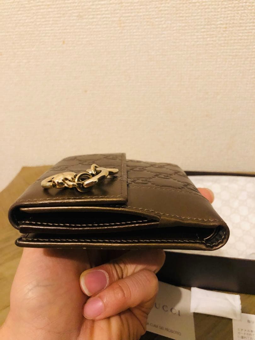 GUCCI グッチ 270028-AHB1G/2314 ダブルホック財布