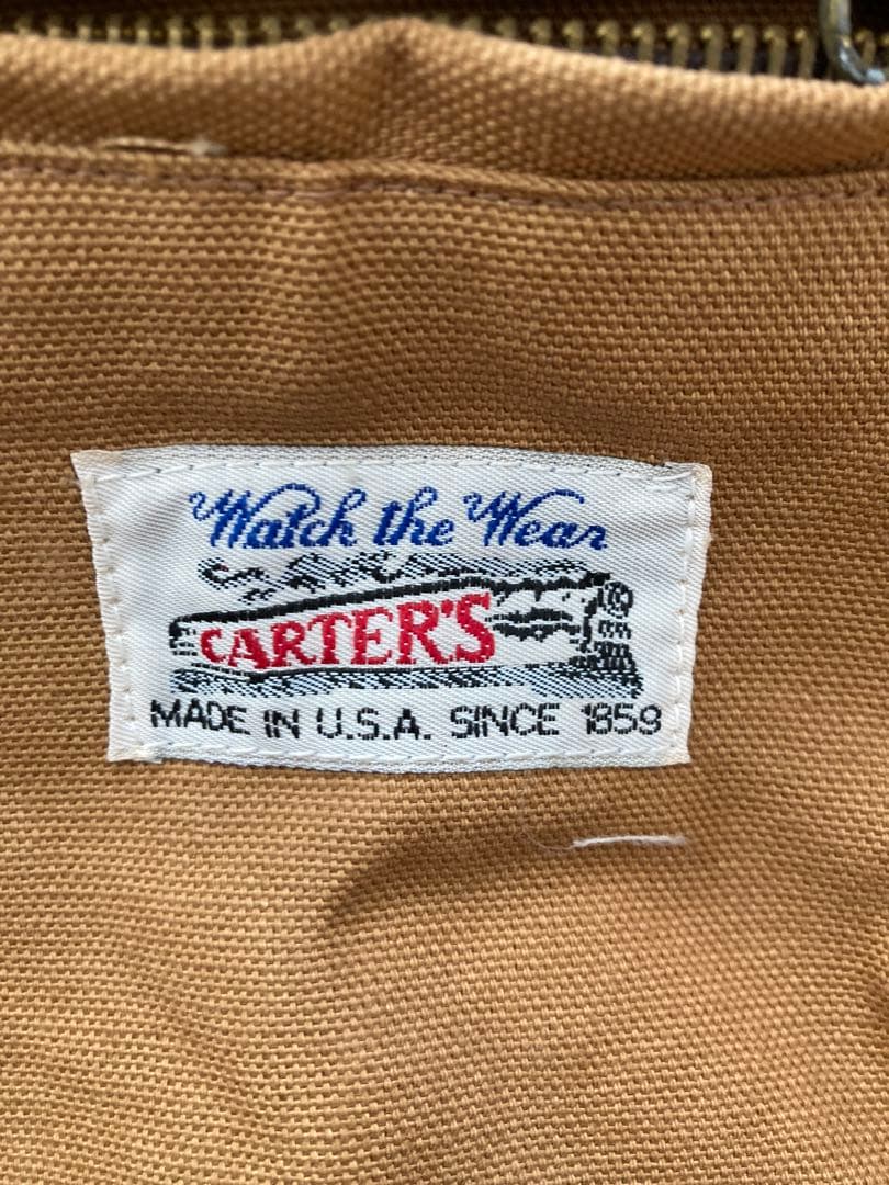 Carter's デトロイトジャケット 列車タグ サイズ42 ヴィンテージ