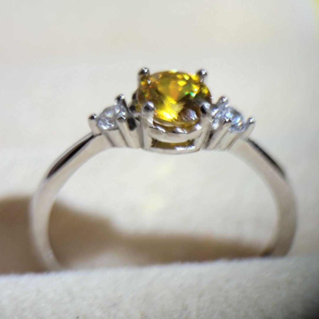 天然石リング　スフェーン