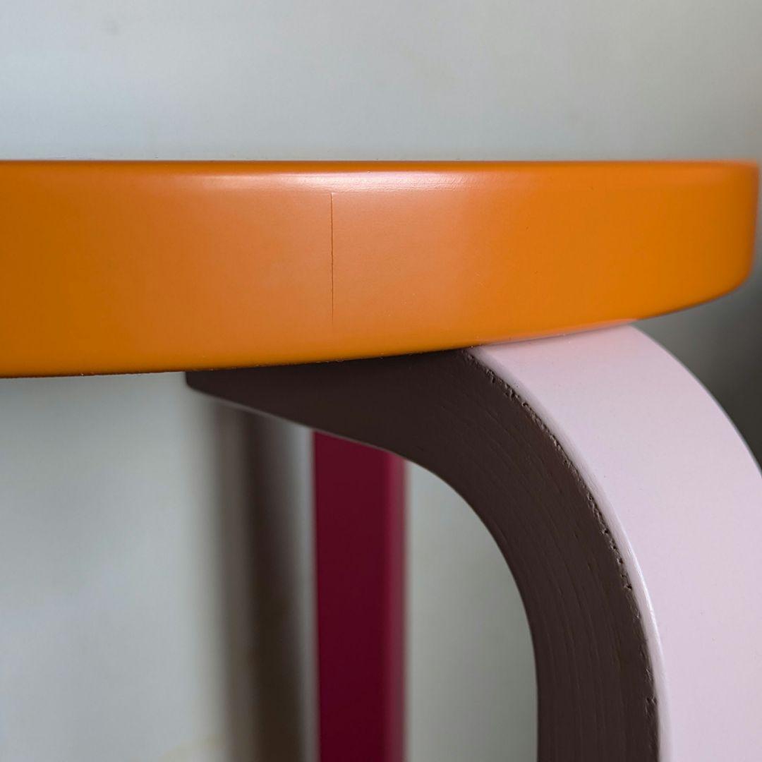 0547【希少】アルテック東京✕鈴木マサル スツール60 オレンジ