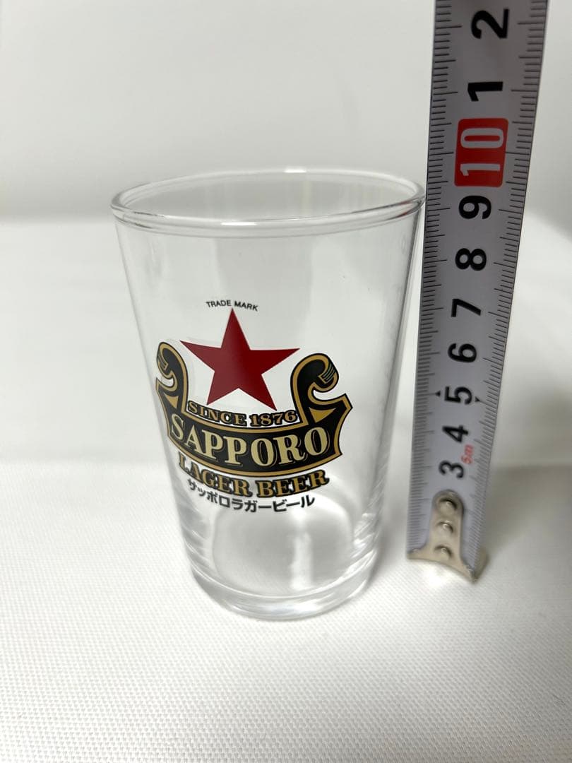 未使用】サッポロラガービール 赤星 縁日グラス 4個セット 非売品