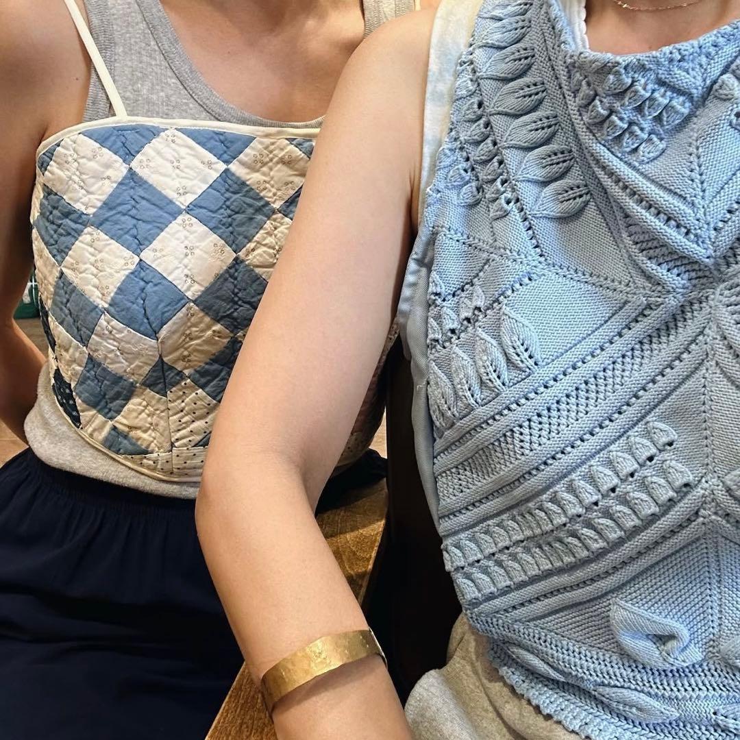 nude vintage クロシェット　トップス