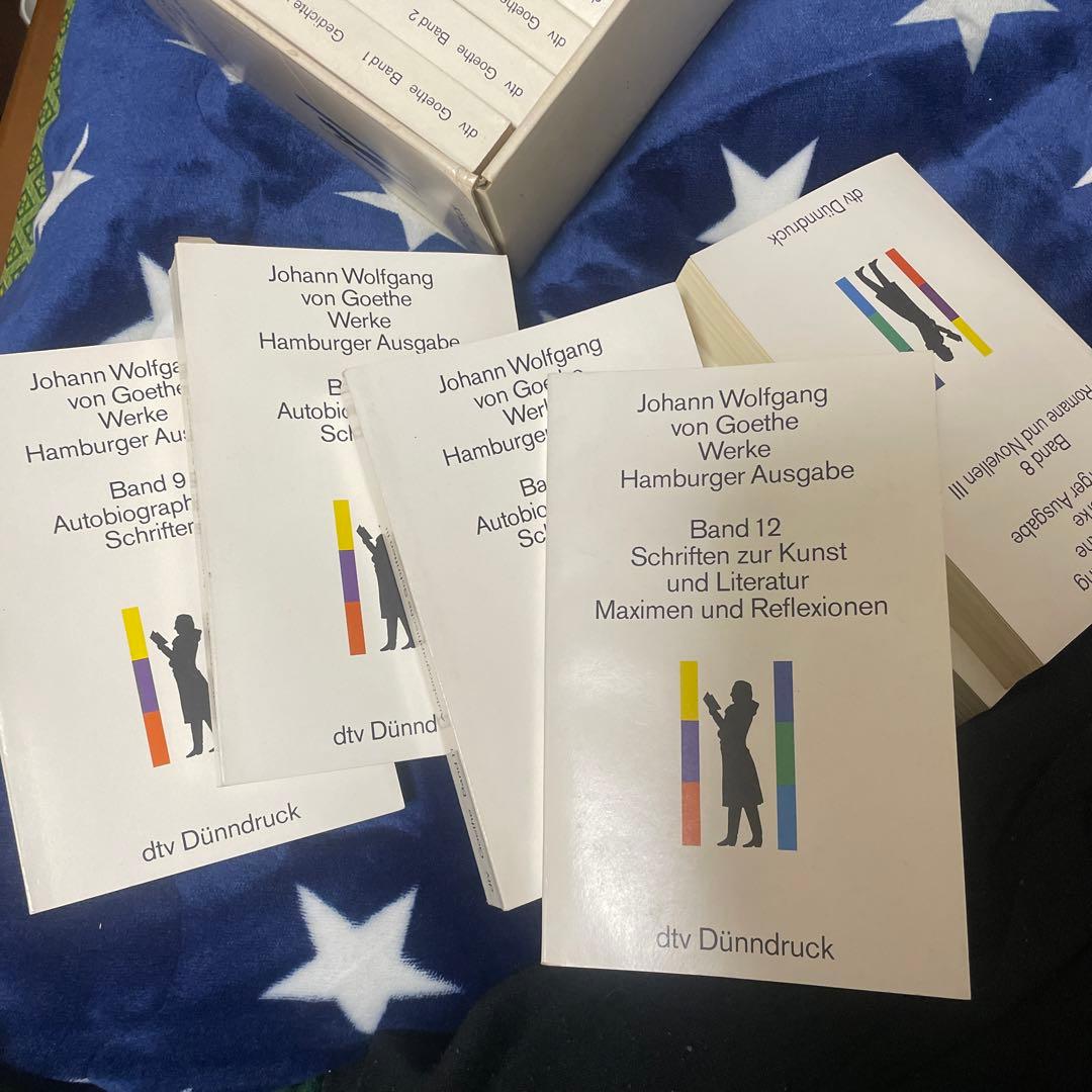 ゲーテ全集14巻セットドイツ語 洋書 ゲーテ作品集全14巻 ゲーテ作品