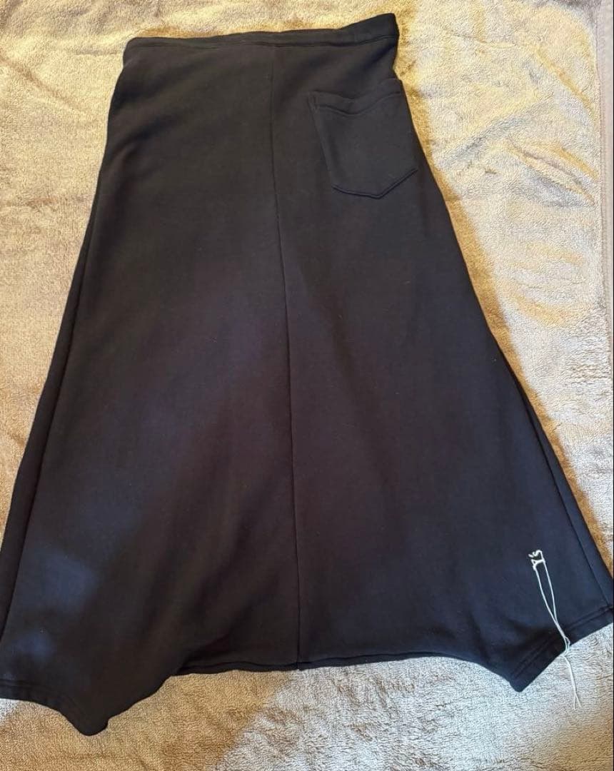 y's 黒サルエルパンツ ボタン付き