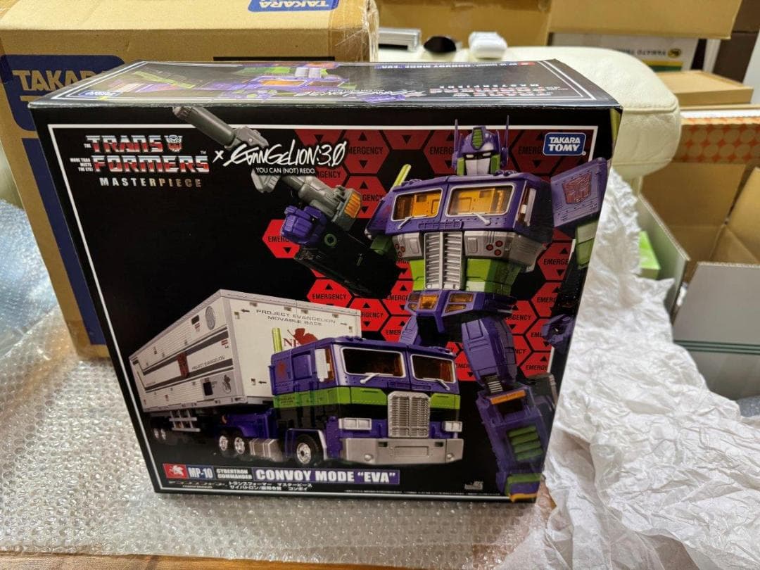 MP-10 コンボイ モードエヴァ トランスフォーマー 純正送付箱のみ開封