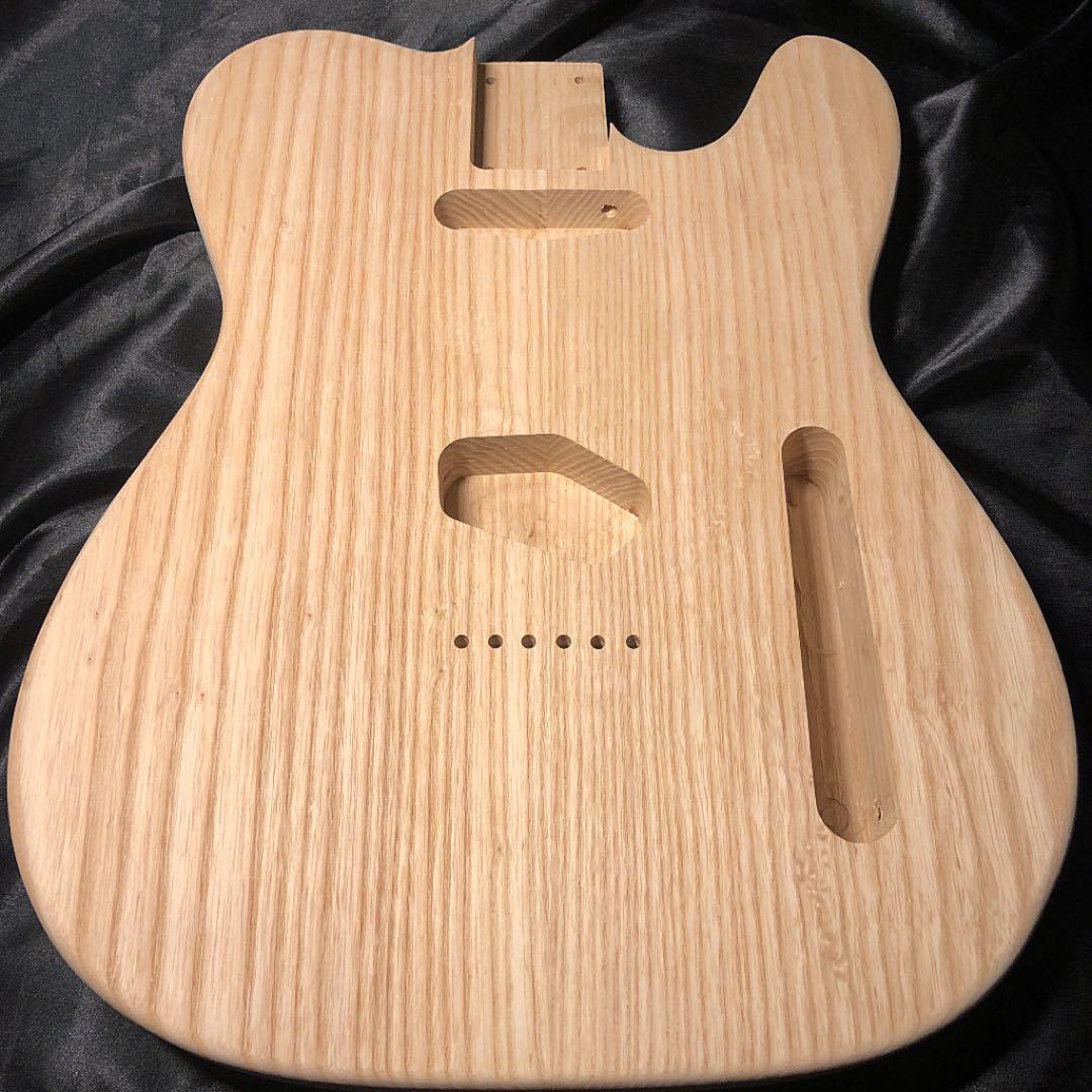 カナダ産アッシュ材 エレキギター テレキャスター ボディ アッシュ①