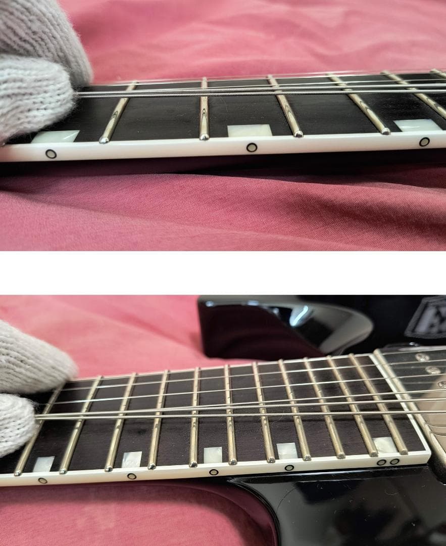 美品　ESP　M-II　CTM　NT/E#　BK　エレキギター　ギター