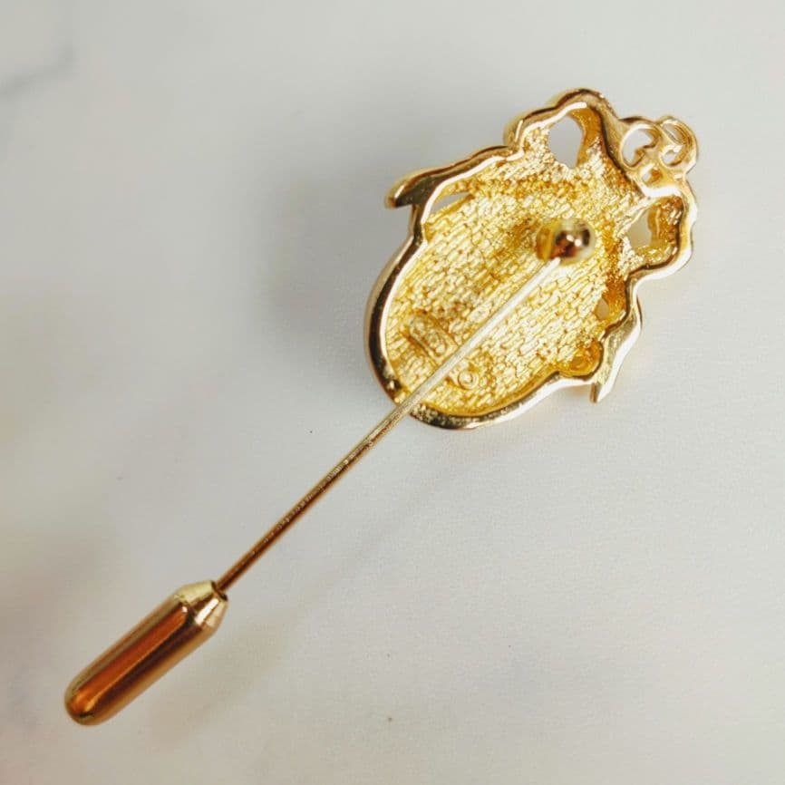 美品✨】クリスチャンディオール ピンブローチ パール CDロゴ ゴールド金具