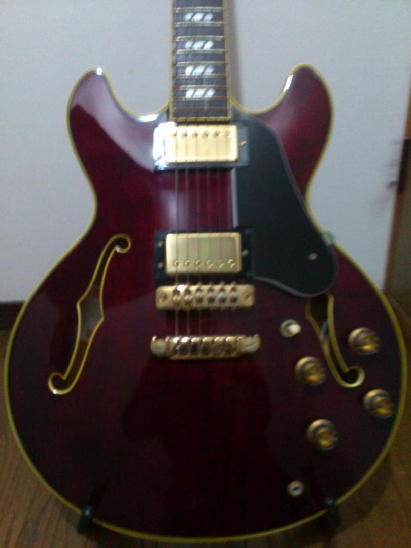 グレコ ヴィンテージ ギター SV-800 セミアコ ワイン