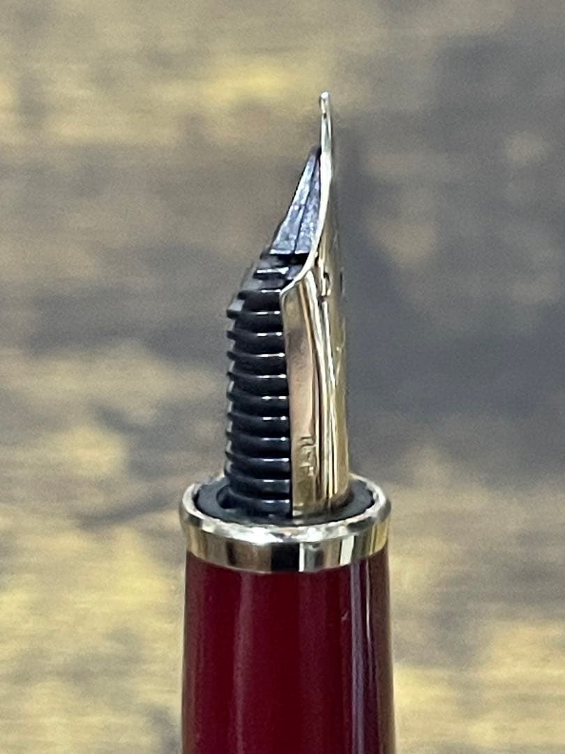 試筆のみ　旧ニブ　マツヤ万年筆病院オリジナル　セーラー　万年筆　細字　備品付き