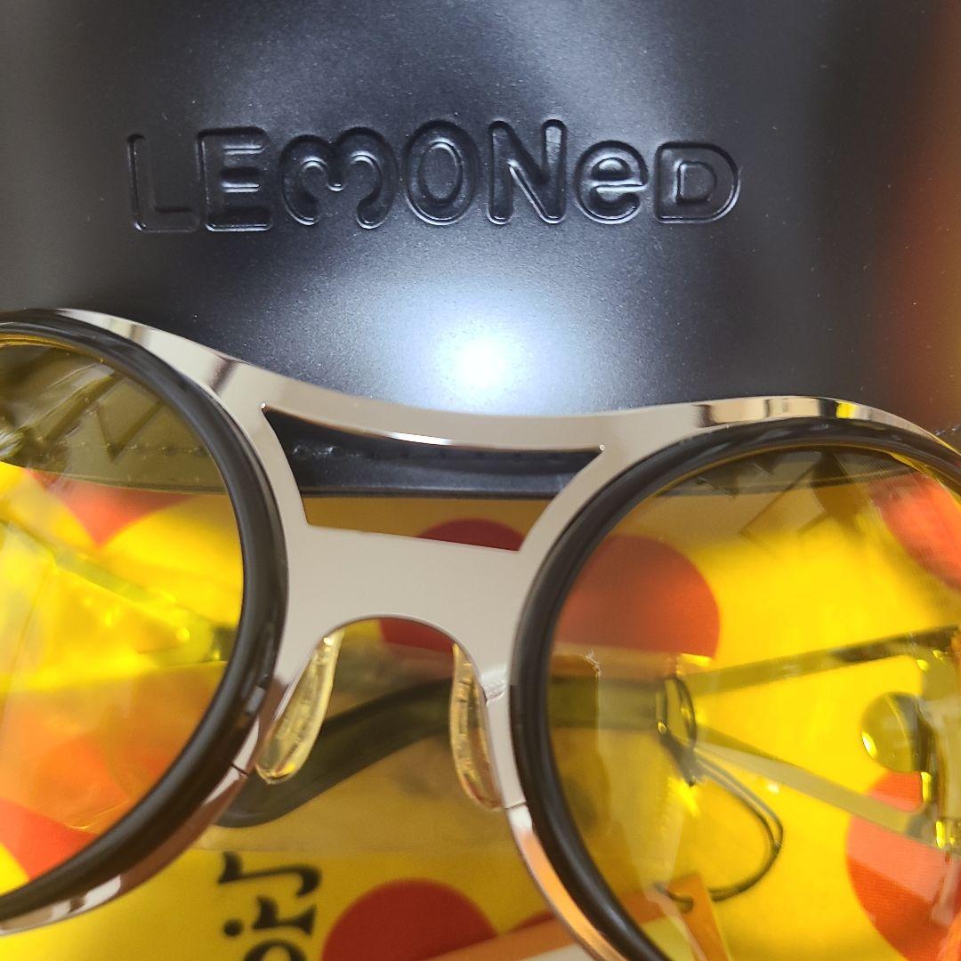 LEMOONed ラウンド型サングラス イエロー
