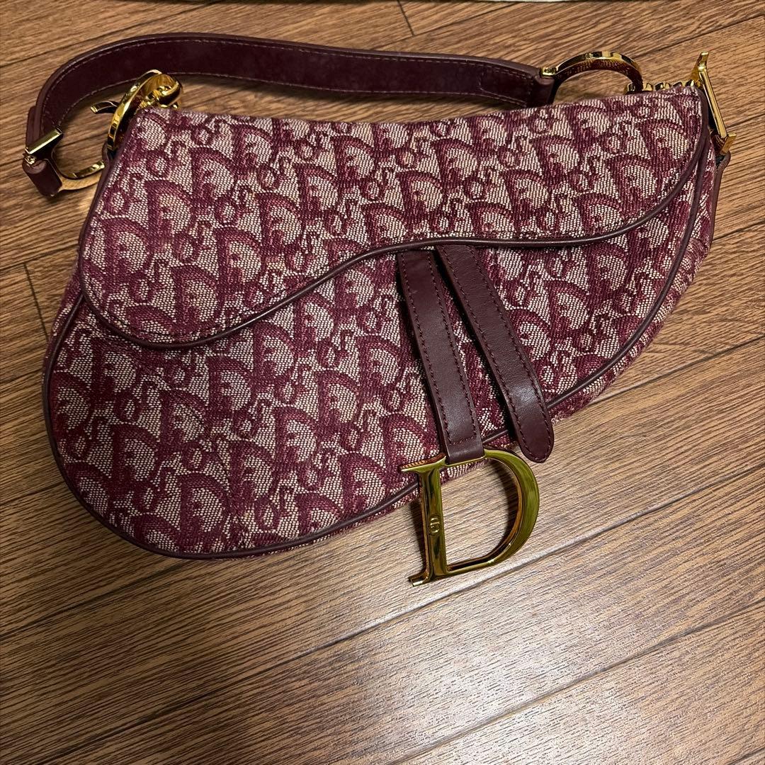 Dior サドルバッグ レッド