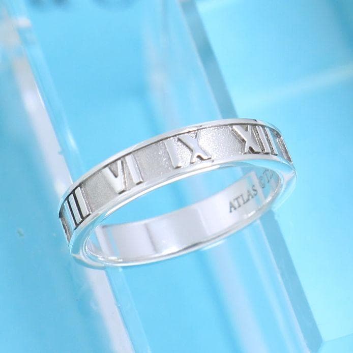 ティファニー　TIFFANY　12.5号　アトラスリング　定番　良品　0103