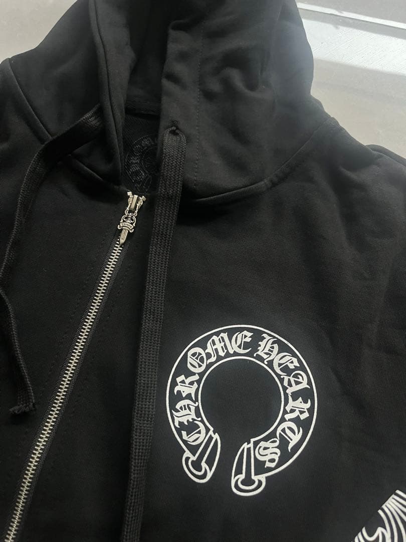 Chrome Hearts ブラックパーカー　L