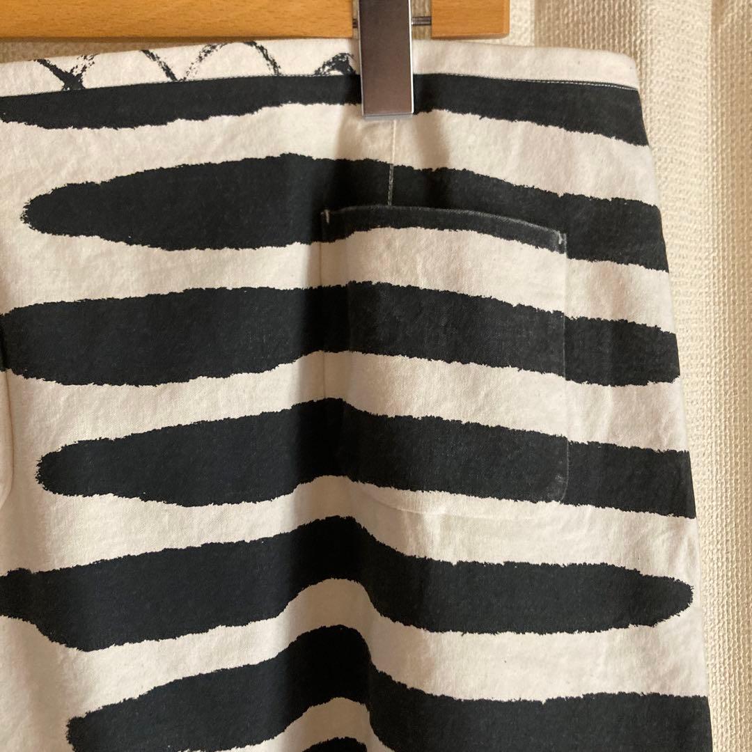 レア　how to live キャンバスプリントスカート