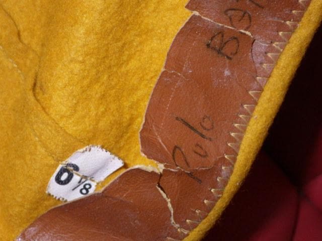 50’S★ΒΘΠ★スカル★キャップ★帽子★カレッジ★ワッペン★インテリア雑貨★