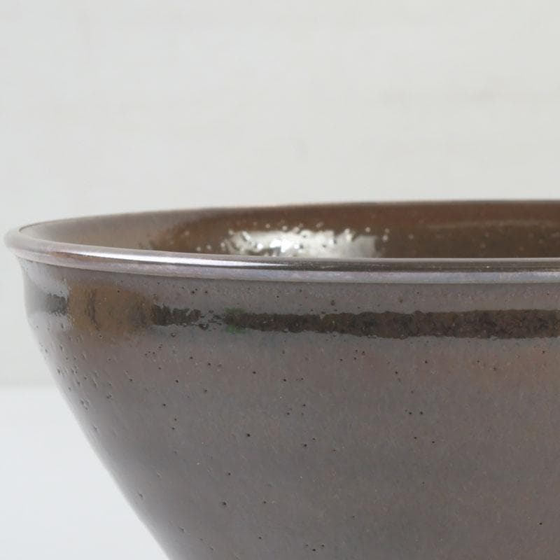 茶道具 桶谷定一作 灰被 天目茶碗 仕覆付 共布共箱 C 9487