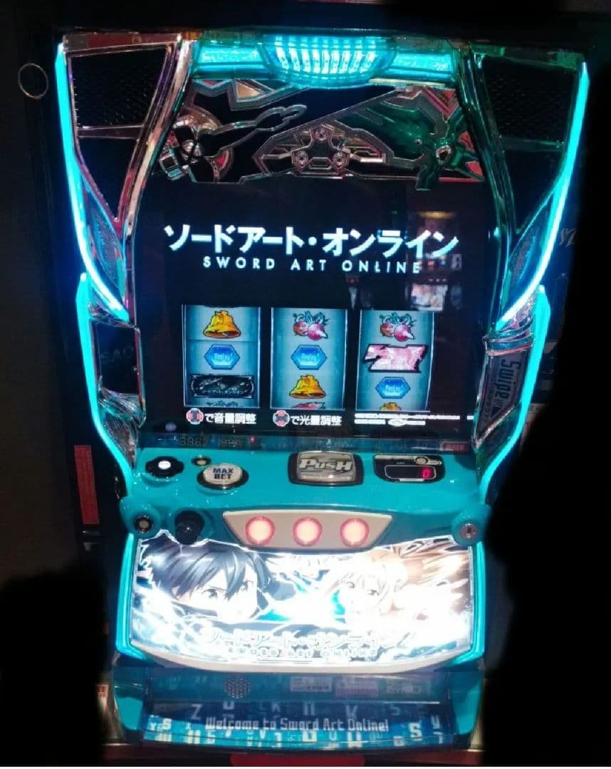 パチスロ実機 ソードアート・オンライン 簡易ユニット付 【新台