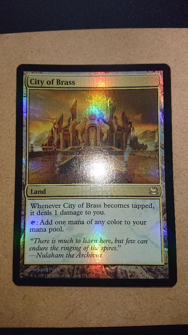 MTG 真鍮の都 英語 foil MMA版 1枚