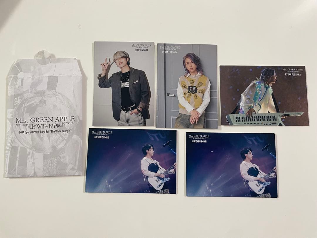 Mrs. GREEN APPLE ホワイトラウンジ フォトカードセット 袋付き - メルカリ