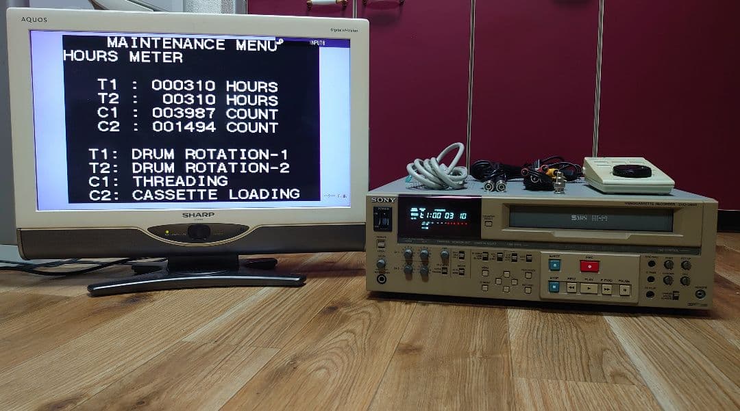 ☆【 中古/動作品 】☆ SONY SVO-5800/S-VHS/再生確認済み】