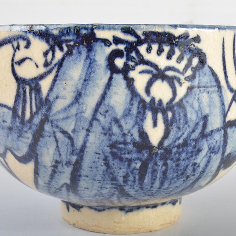 煎茶道具 青木木米 聾米造 象嵌雲鶴文 茶巾筒 時代箱 M