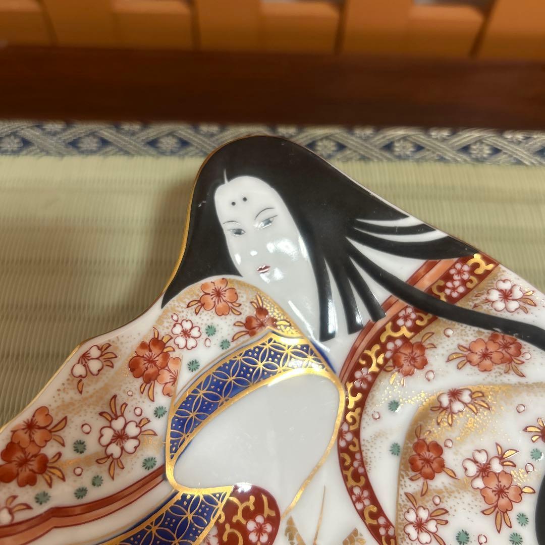 賞美堂　其泉　有田焼　姫型　銘々皿　6枚　まとめ売り　希少