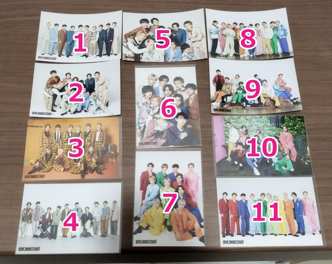 バラ売り可】BUDDiiS 集合 生写真 19枚 - メルカリ