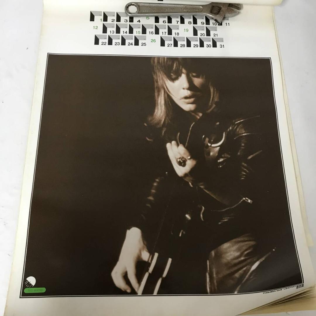 超希少 東芝EMI ロックカレンダー 1975 ROCK CALENDAR