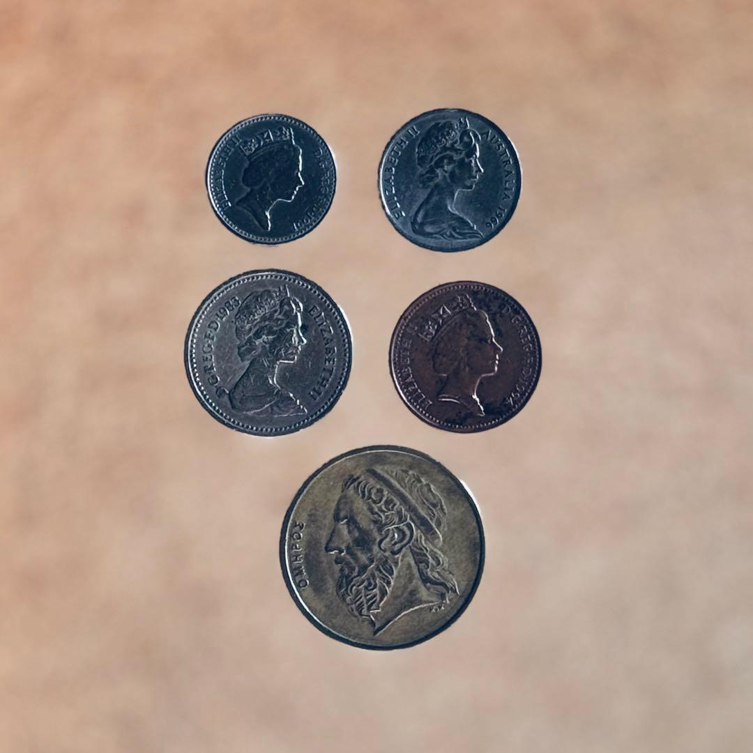 海外古銭セット 5枚 - メルカリ